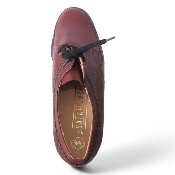 Marke Salamander Vintage Made in West Germany Leather Oxfords Brown Men's 9.5F - Picture 9 of 11
